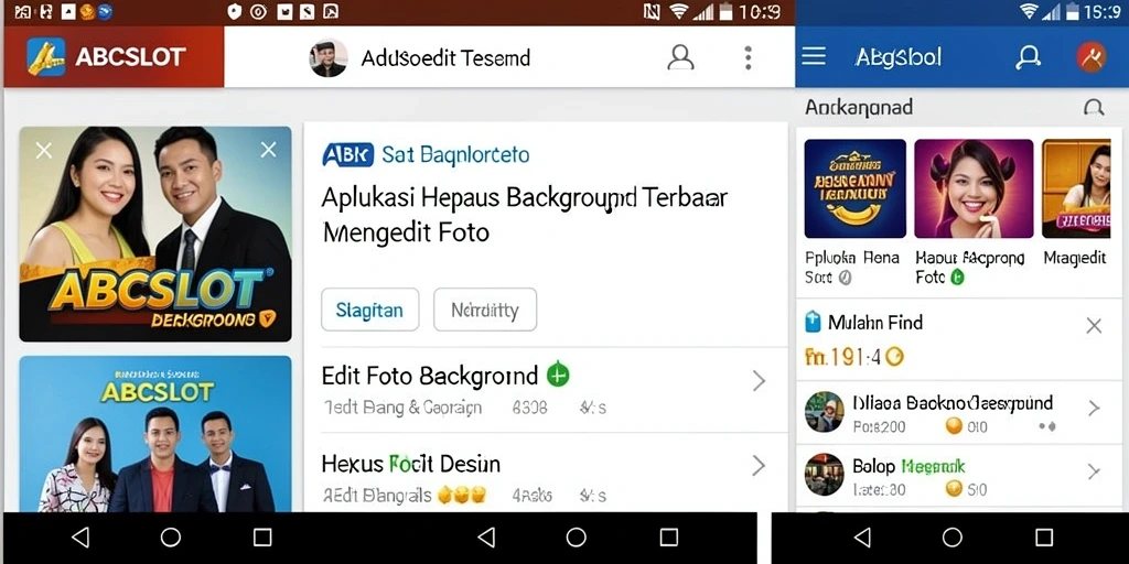 Tampilan antarmuka aplikasi ABCSLOT saat menghapus background gambar.