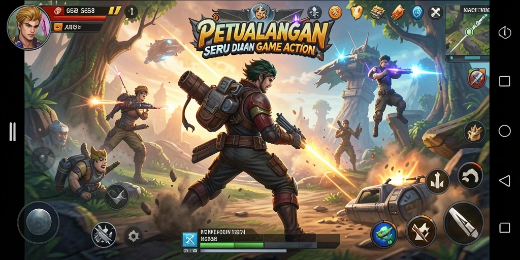 Antarmuka G668 menampilkan grafis menakjubkan dan kontrol sederhana.
