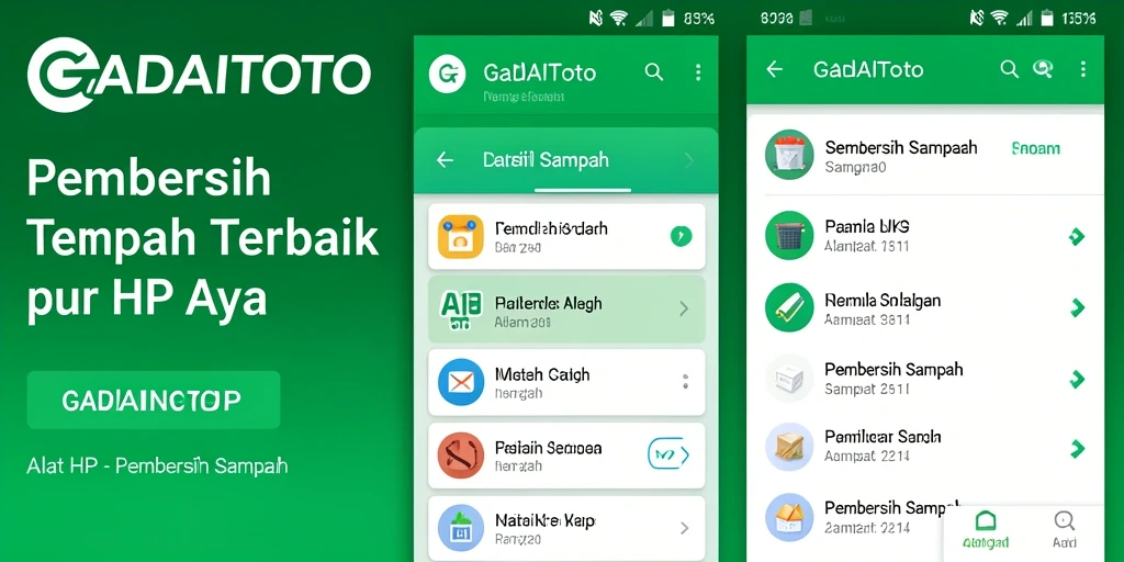 Antarmuka GADAITOTO yang intuitif dan ramah pengguna.