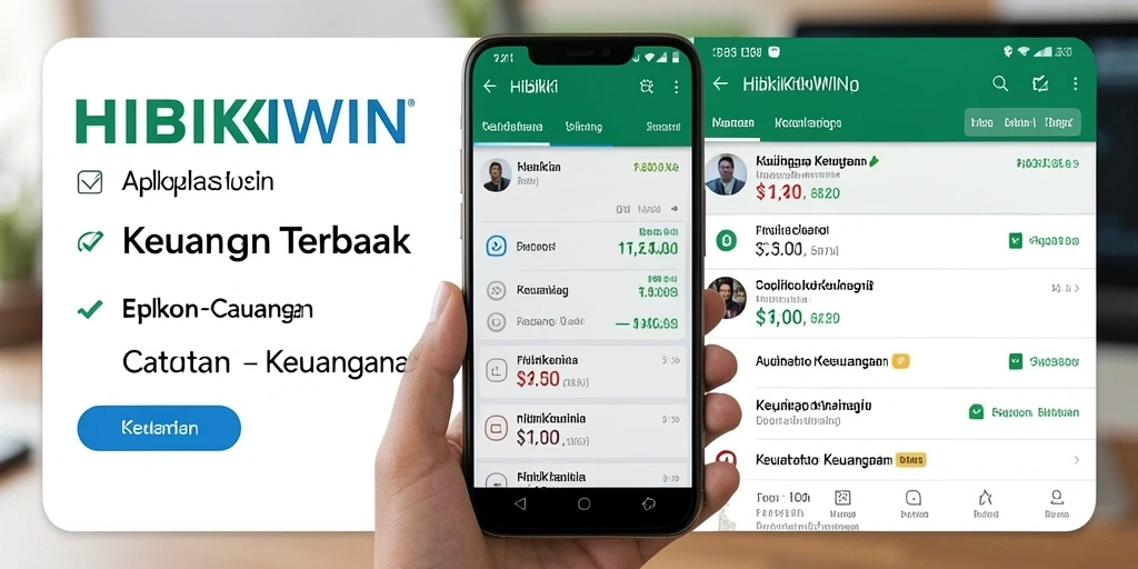 Tampilan antarmuka HIBIKIWIN yang sederhana dan fungsional.