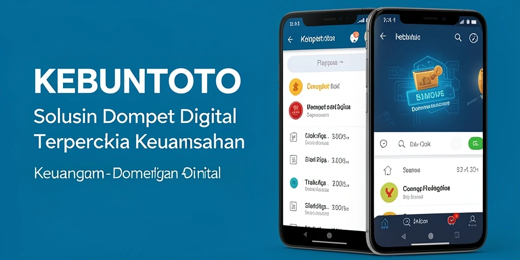 Tampilan antarmuka KEBUNTOTO yang user-friendly untuk Dompet Digital.