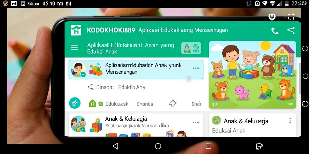 Antarmuka KODOKHOKI889 menampilkan permainan edukatif yang menarik.