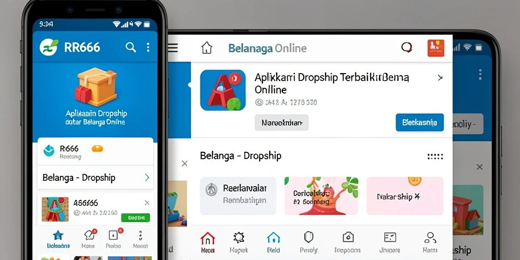Antarmuka intuitif RR666 untuk pengalaman dropship yang lebih baik.