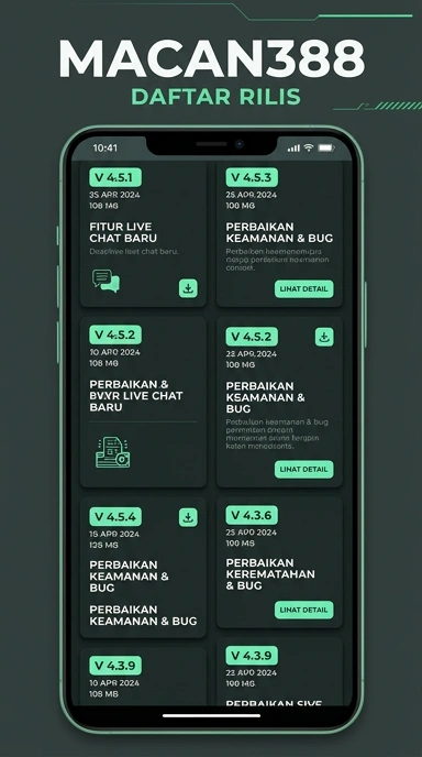 Riwayat Versi Aplikasi macan388 untuk Android